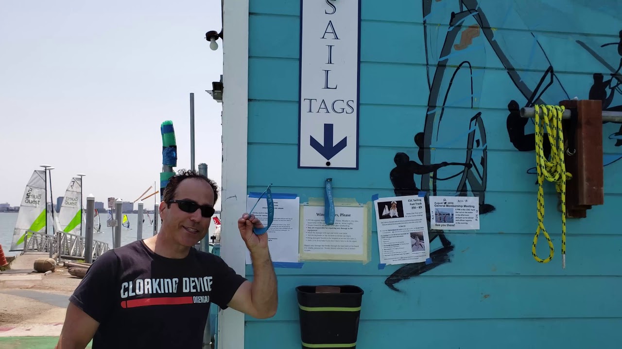 CSC Windsurfing - Checking out equipment