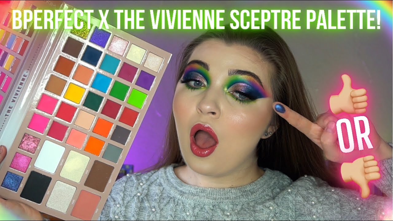 BPERFECT X THE VIVIENNE SPECTRE PALETTE!🌈 FIRST IMPRESSION & SWATCHES!🌈