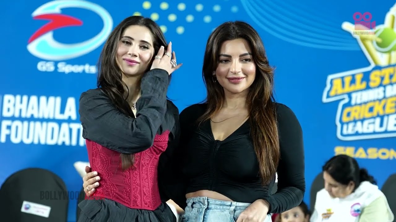 Zarah Khan Shama Sikander & Raj Kundra ka Glam Entry 😍 | All Star Tennis Ball Cricket League 2026