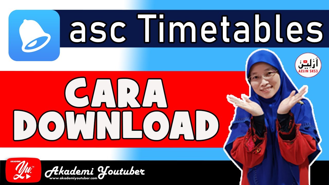 CARA DOWNLOAD SOFTWARE | LANGKAH 1 (Step by Step) #akademiyoutuber #asctimetables