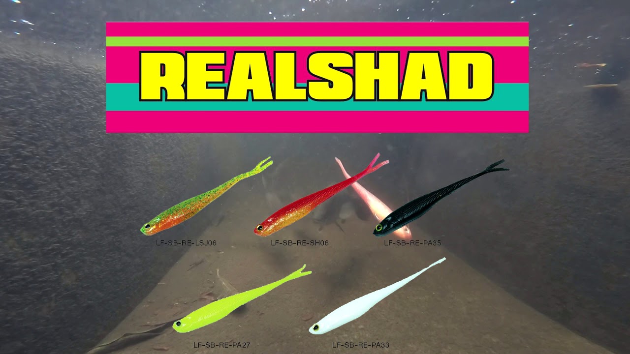 +REAL SHAD+ Soft bait lure by LURESFACTORY