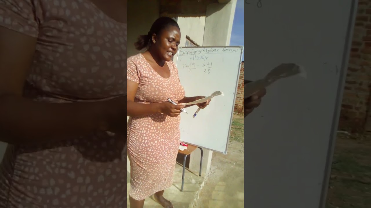 Algebraic Fractions lesson 1