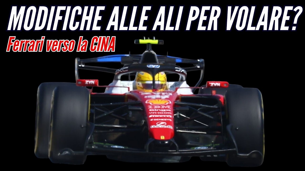 🚨FERRARI verso la CINA MODIFICHE alle ALI per VOLARE?