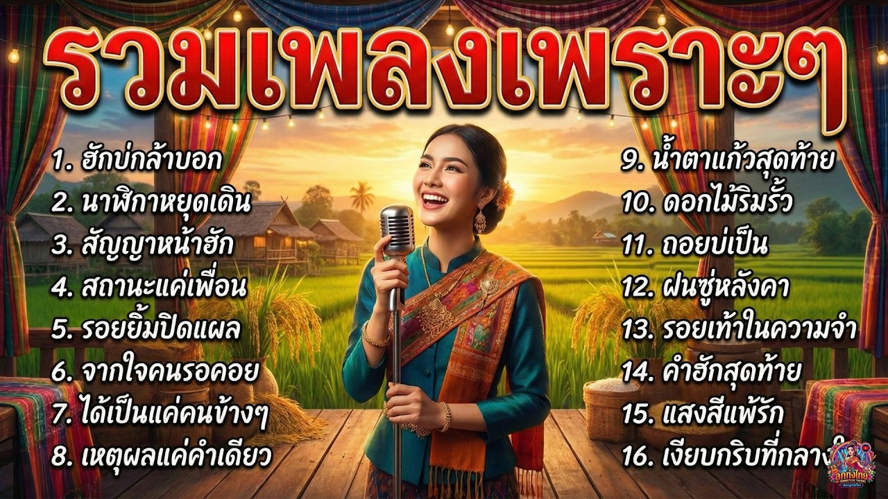 รวมเพลงเพราะๆ เศร้าใจสุดซึ้ง เพลงลูกทุ่งอีสาน อกหักรักแอบ ไม่มีโฆษณาคั่นบ่อย | Jennie Luk Thung