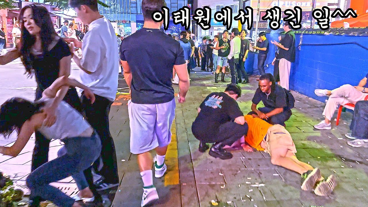 [4K] 새벽 4시에 서울 이태원에서 생긴 일 😁😁😁#ITAEWON#SEOUL#KOREA#JUST WALK
