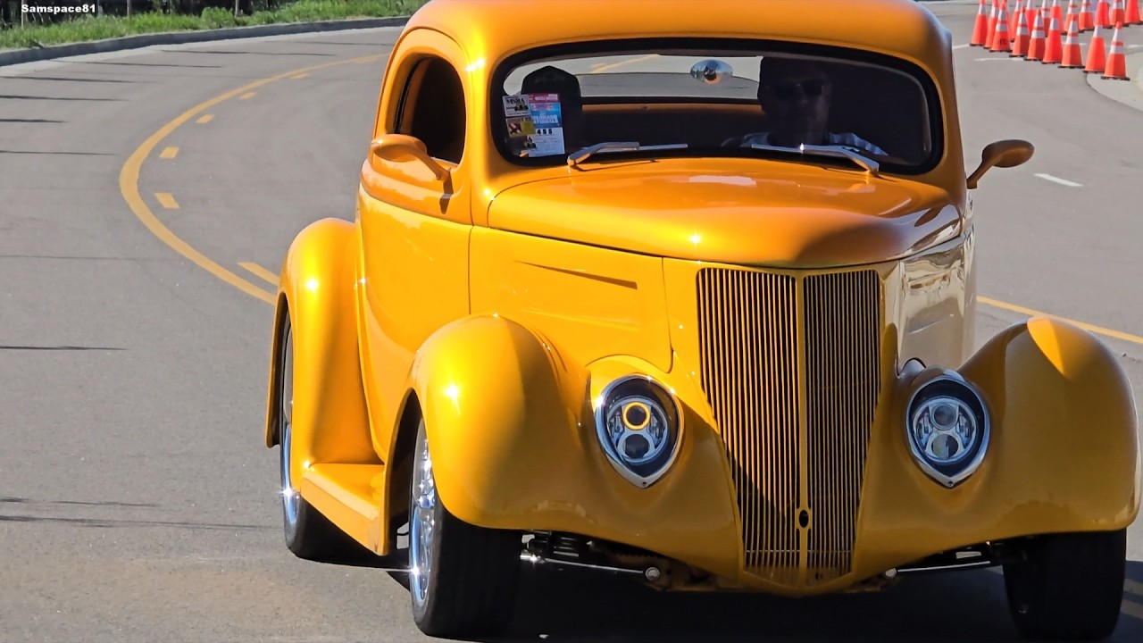 Crazy Car Show Mix 100s of classic cars street rods trucks, old automobiles, custom rides