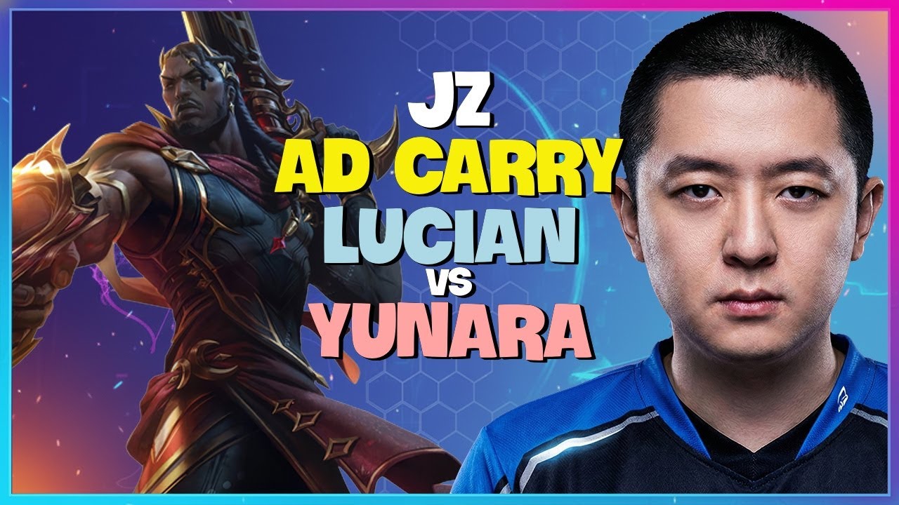 Challenger Jz Showcases Flawless Lucian Mechanics and AD Carry Positioning Engsub