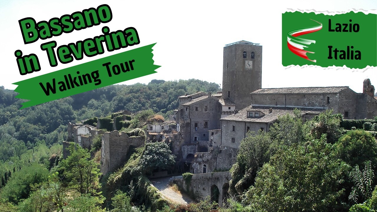 Walking Tour Bassano in Teverina 🚶‍♂️ | Borgo Medievale tra i più belli d’Italia 🇮🇹 Lazio