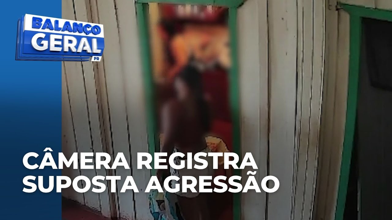Câmera registra suposta agressão contra idosa em Maringá; família registra boletim de ocorrência