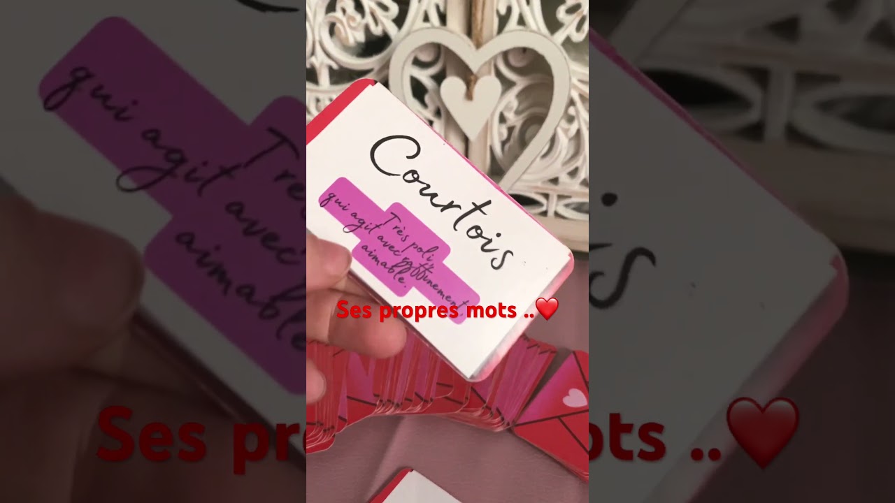 Comment il te d&eacute;crit &agrave; son ami proche #cartes #tiragesentimental