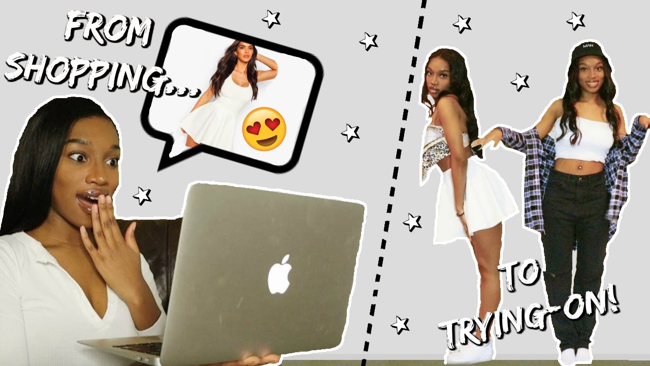 BUYING MY DREAM WARDROBE FOR COLLEGE....ONLINE SHOPPING + TRY ON HAUL! | Coco Chinelo