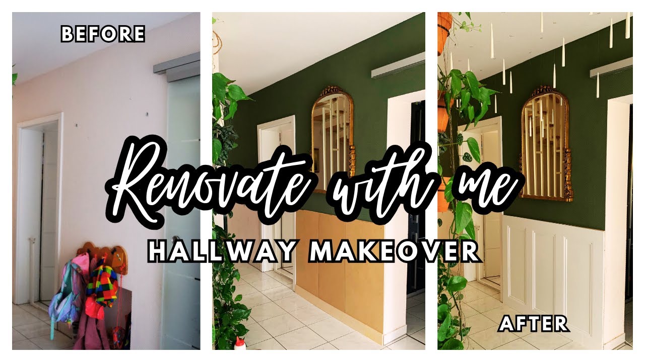 My Hallway Update - wainscoting tips and tricks