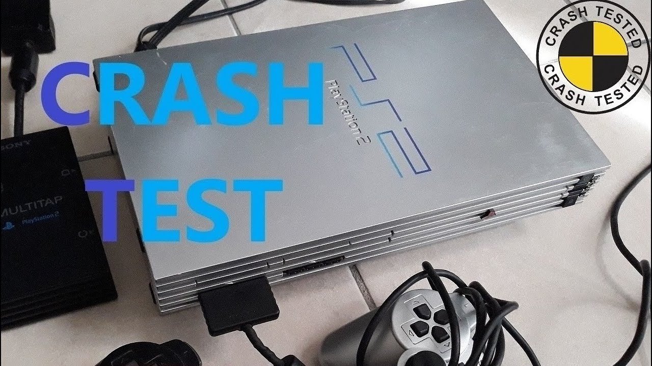 Crash TEST consoles de Vide Grenier: PS2 FAT Grise + réparation manette PS2 🎮