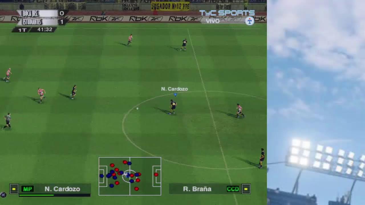 pes mundial de clubes 2007 con mi hermano