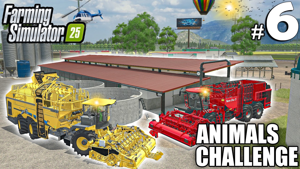 Building New 2000 PIGS FARM | ANIMALS Challenge | Farming Simulator 25