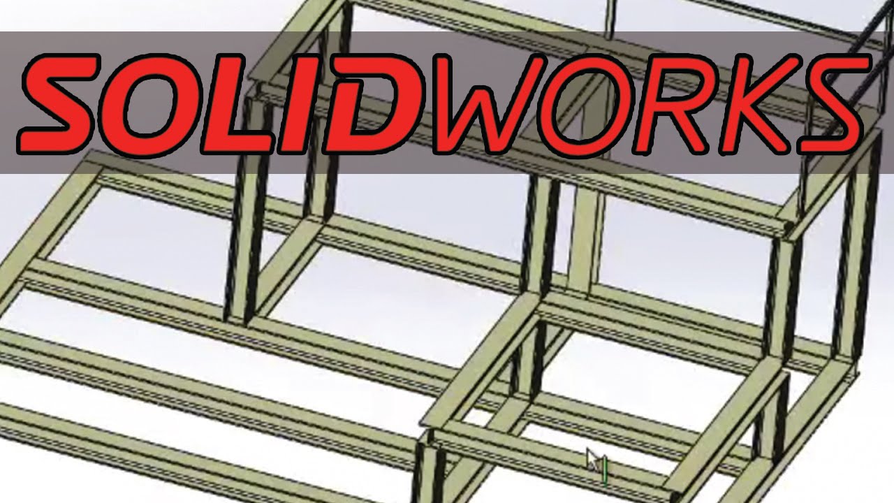 Projektowanie ramy - Konstrukcja spawana w SolidWorks