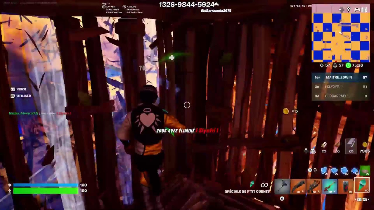 Live sur Fortnite Horreur
