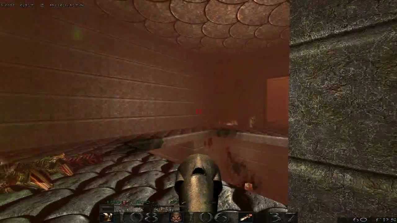 Quake 1 HD in 2013 (DarkPlaces Epsilon Ultra) - E1M8 100% Walkthrough (with all secrets)