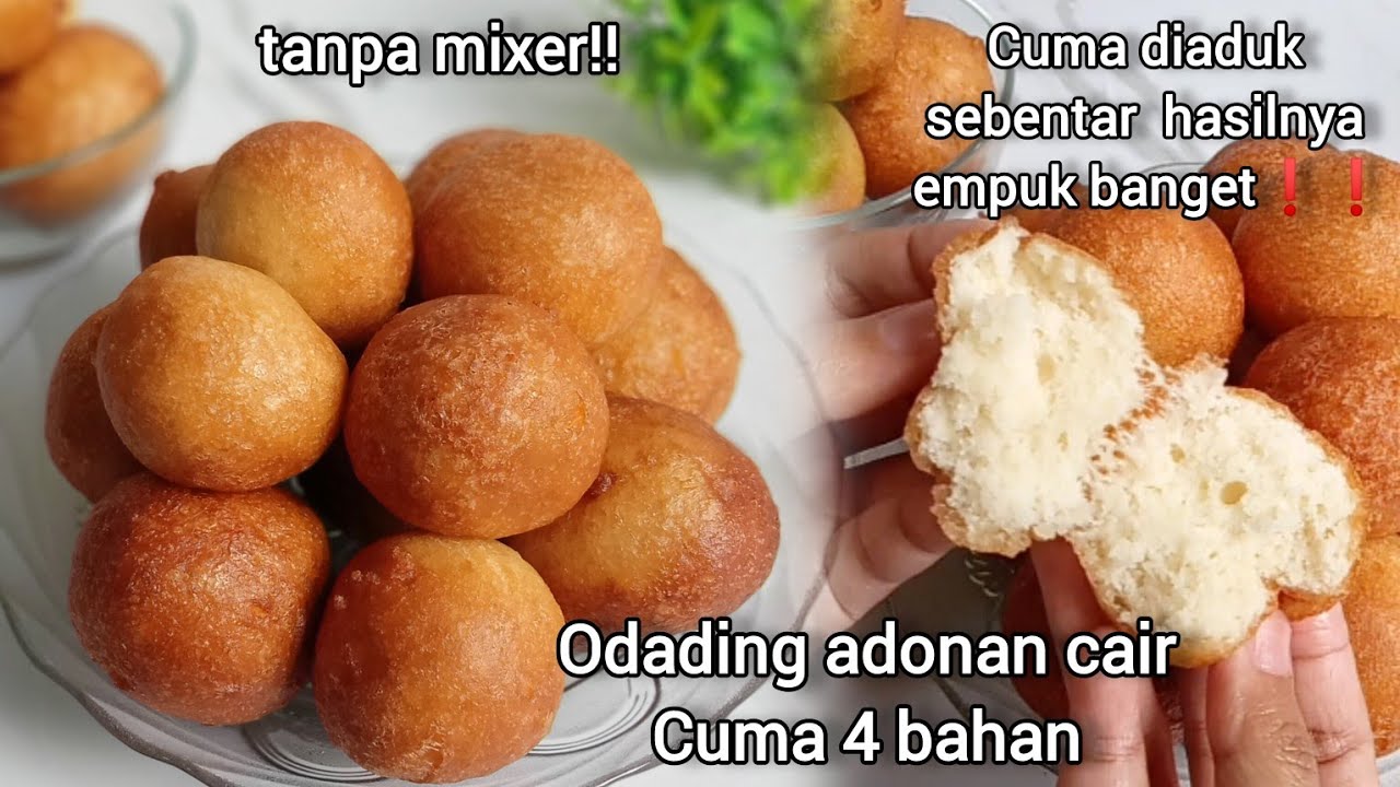 TERNYATA BIKIN ODADING DENGAN ADONAN CAIR CARANYA LEBIH SIMPLE‼️RASANYA JUGA GAKALAH ENAK DAN EMPUK