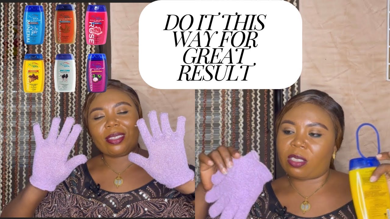 KUU SPA SALT SCRUB/HOW TO USE IT TO GET EVEN FLAWLESS SKIN