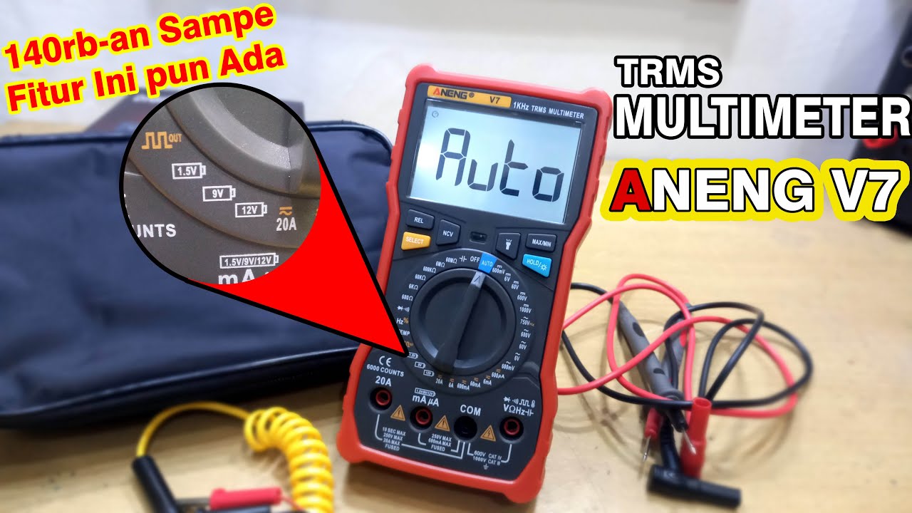 Multitester Yang Murah dan Lengkap Digital Multimeter Aneng V7 // Berbagi Cerita Multimeter