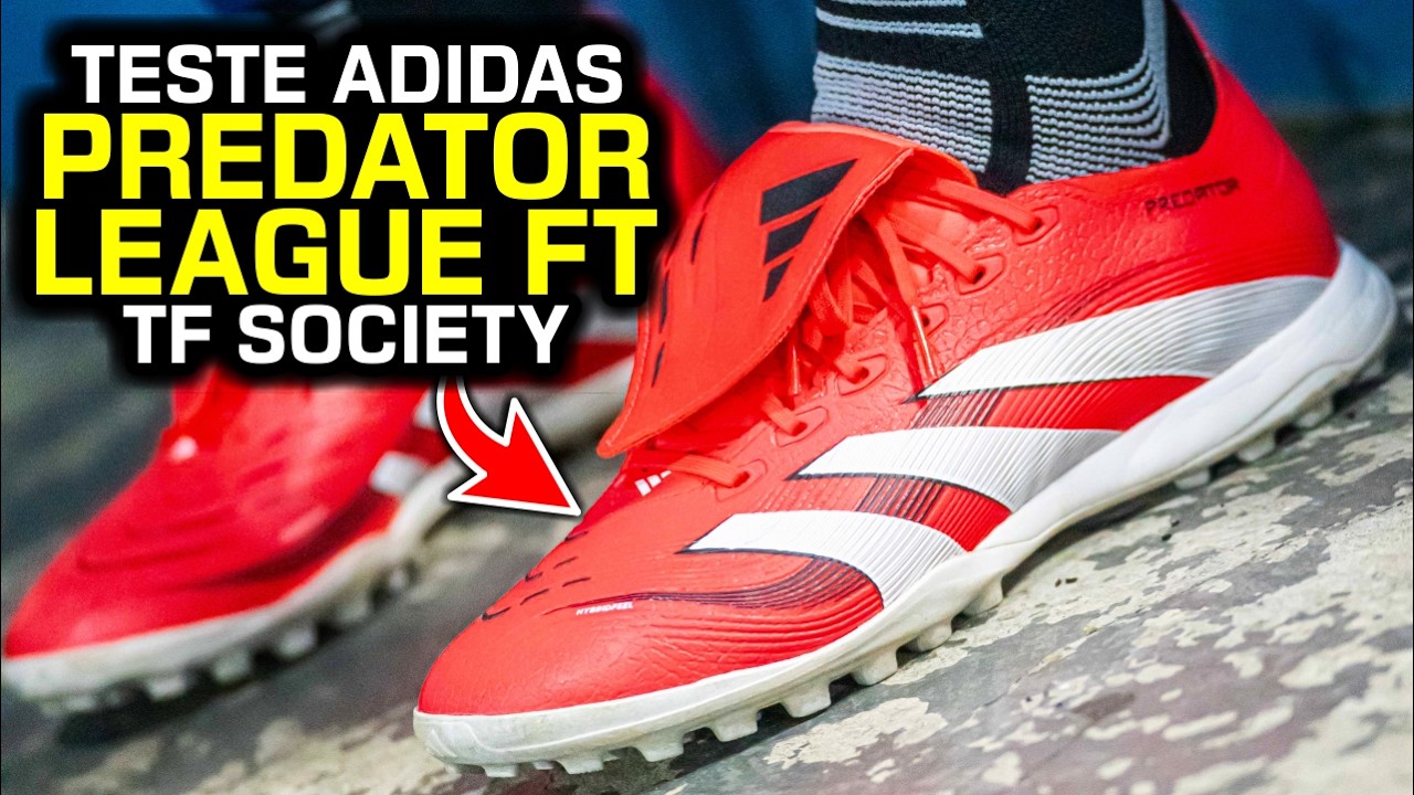 TESTEI por 5 MESES! Ficou MELHOR? 👀 - Teste chuteira society Adidas Predator League FT TF