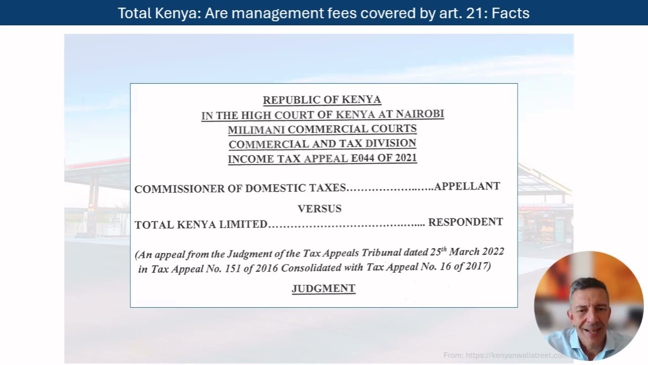 Total Kenya Management fees - Appeal  E044 of 2021