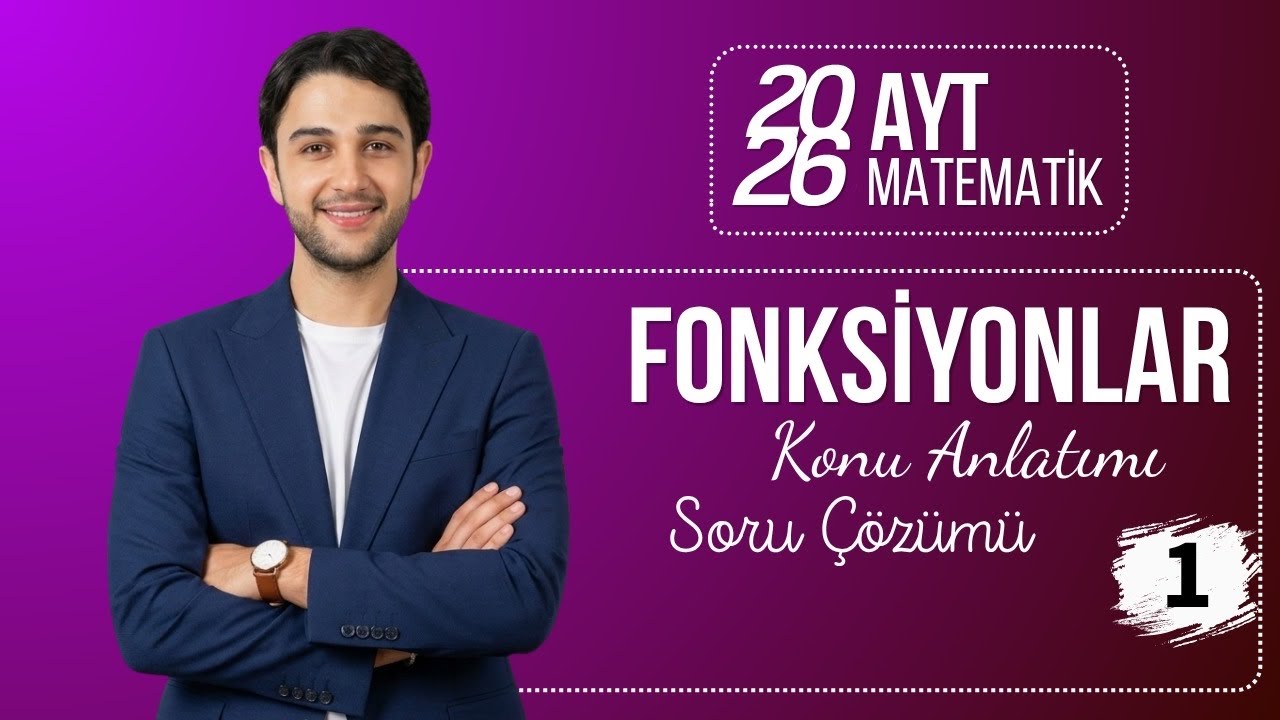 FONKSİYONLAR KONU ANLATIMI & SORU ÇÖZÜMÜ | 1. DERS 💪🏻🎯*