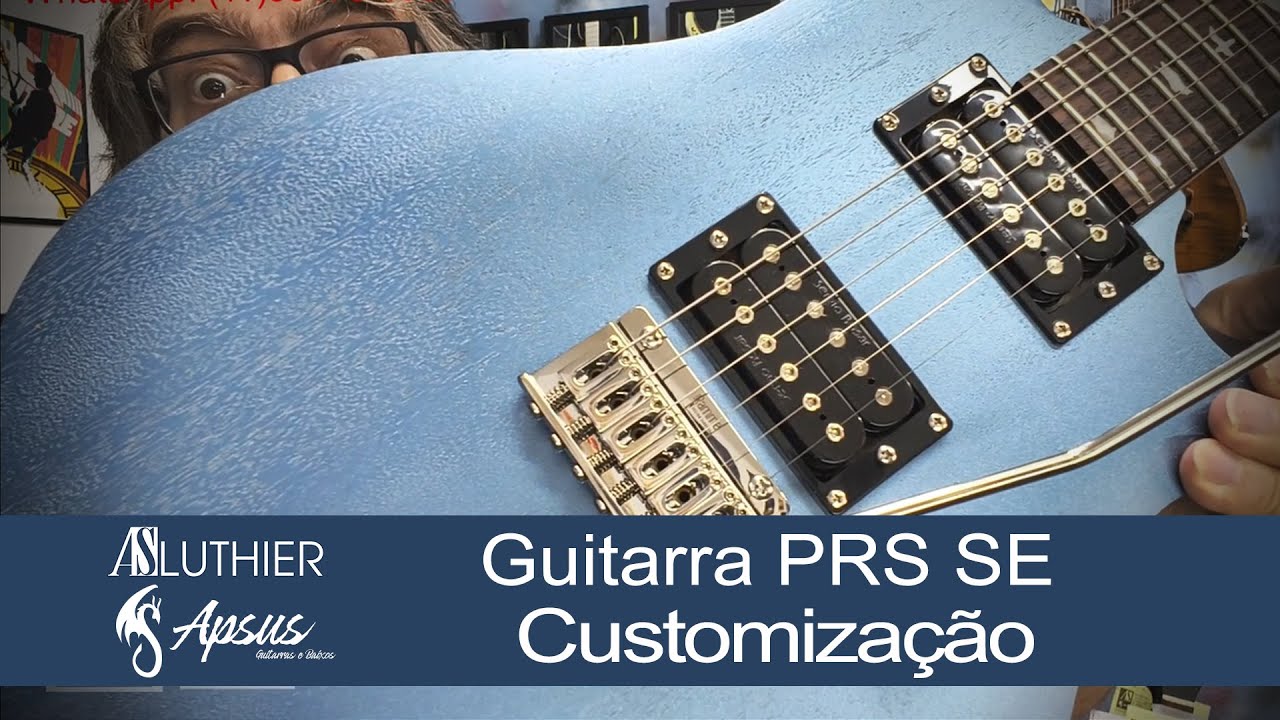 Guitarra PRS SE - Customiza&ccedil;&atilde;o - #prs  #guitarra  #luthier  #luthieria