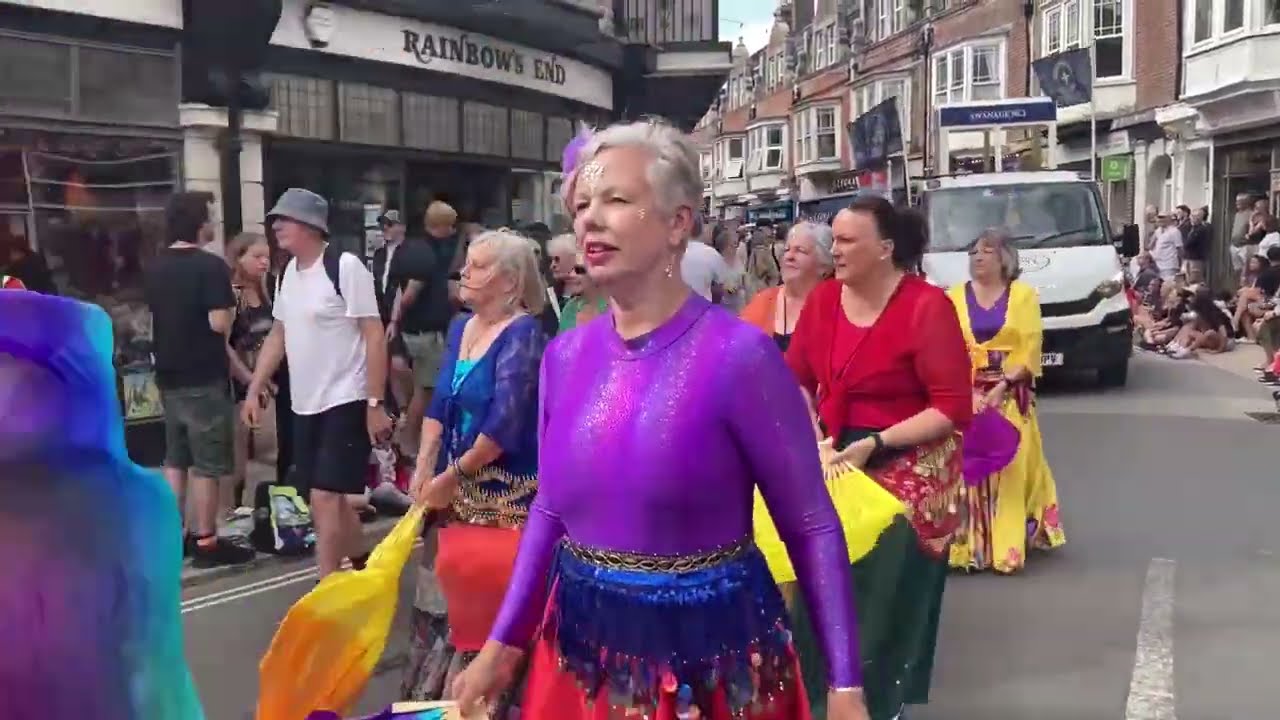 Swanage Carnival procession 2025
