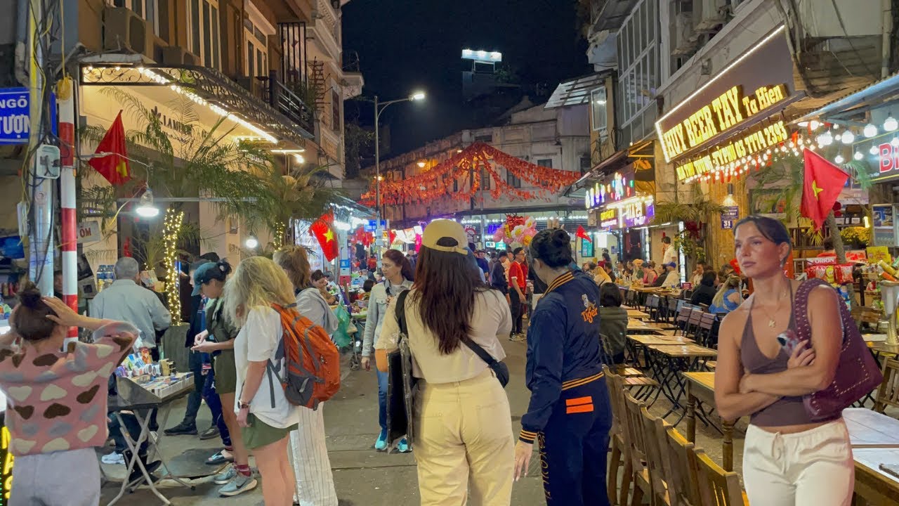 Explore Nightlife in Vietnam | Experience Hanoi Best Night Walking Streets
