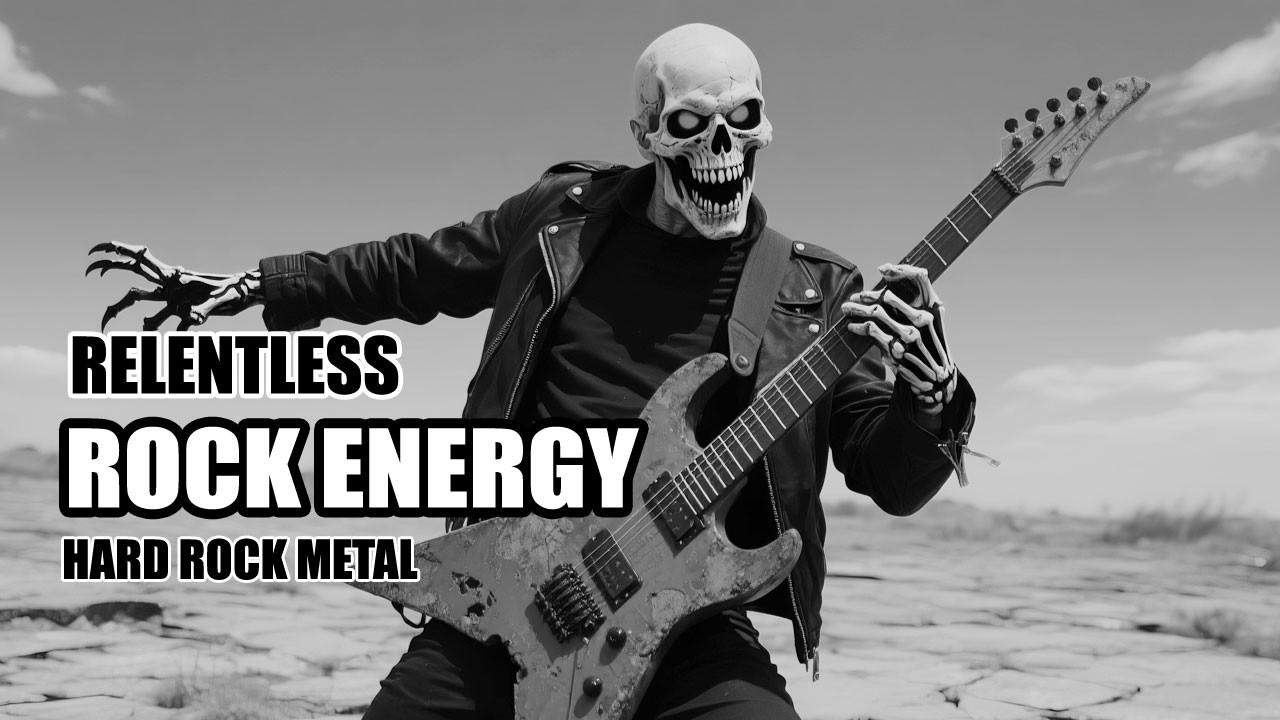 💀 Relentless Rock Energy – Heavy Riffs & Steady Drums | Hard Rock Metal Instrumental