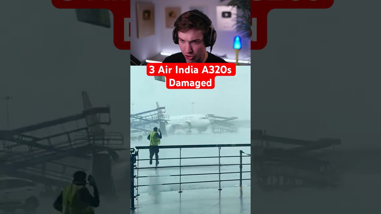 Три самолета A320 авиакомпании Air India получили повреждения из-за шторма