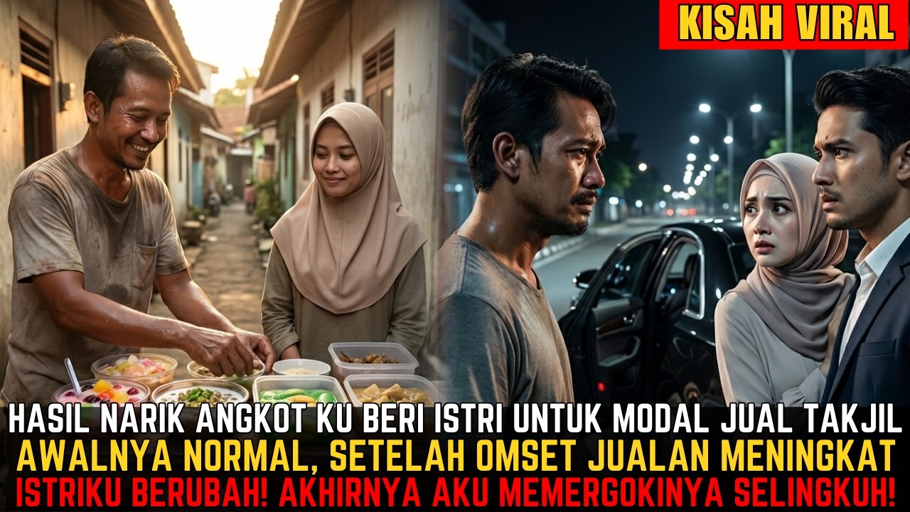 KATANYA BELI BAHAN TAKJIL! TERNYATA AKU MEMERGOKI ISTRIKU DI JEMPUT PRIA KAYA DENGAN MOBIL MEWAH!