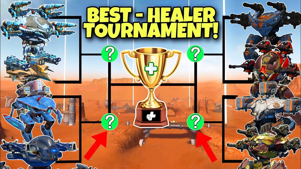 🔥 EVERY HEALER TOURNAMENT COMPARISON! WHICH HEALER IS BEST? || WAR ROBOTS WR ||