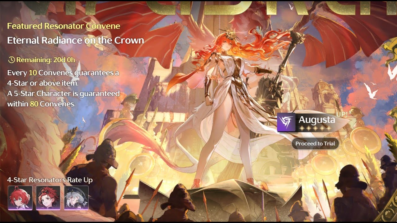 Wuthering Waves V3.0 - Augusta Pulls + Iuno Weapon - F2P Account