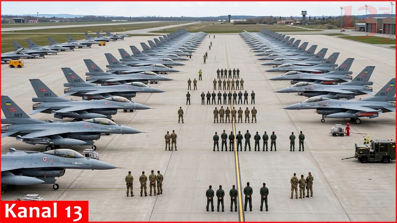 Norwegische F-16-Kampfjets liefern sich Luftk&auml;mpfe mit russischen Flugzeugen im ukrainischen Luft...