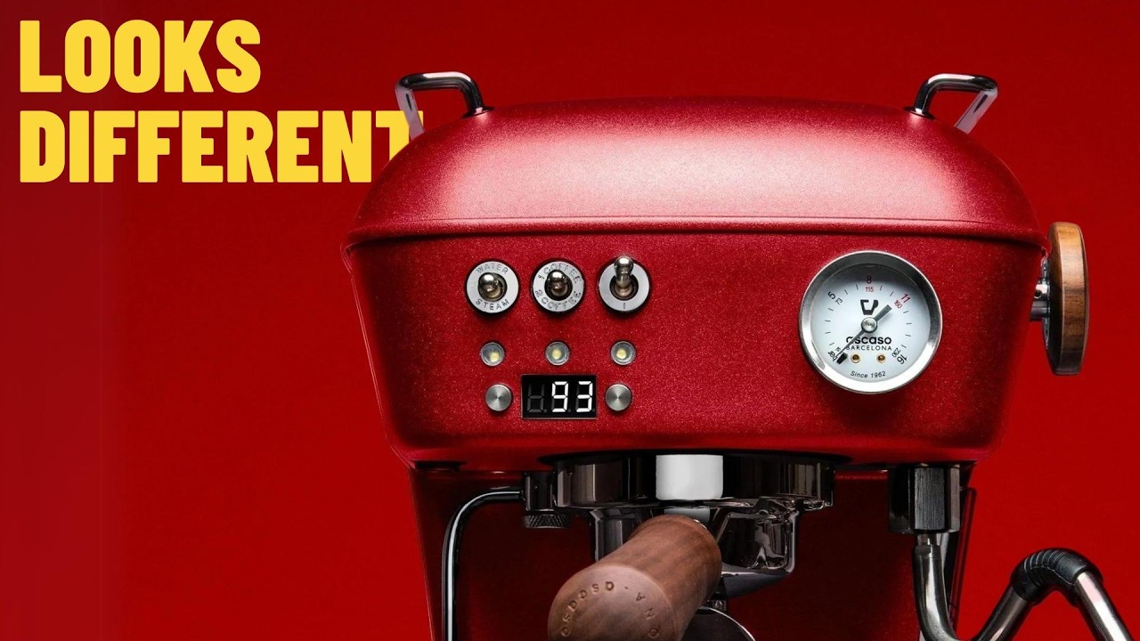 This Ascaso Dream is the most unique coffee machine... but there's more