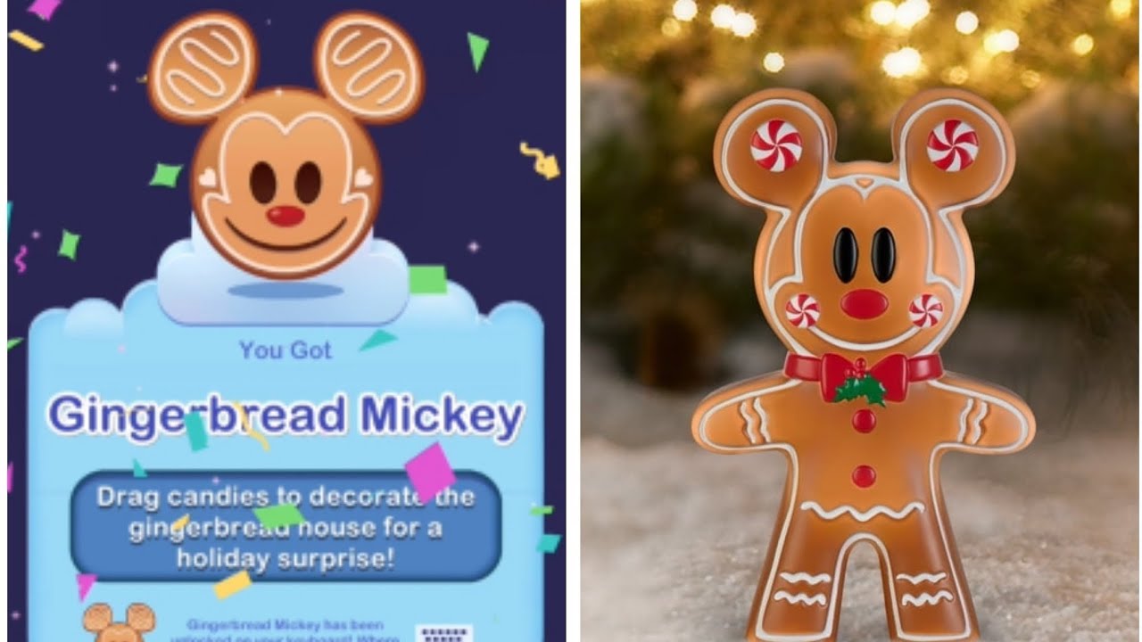 Game: Disney Emoji Blitz - Gingerbread Mickey Unlocked 