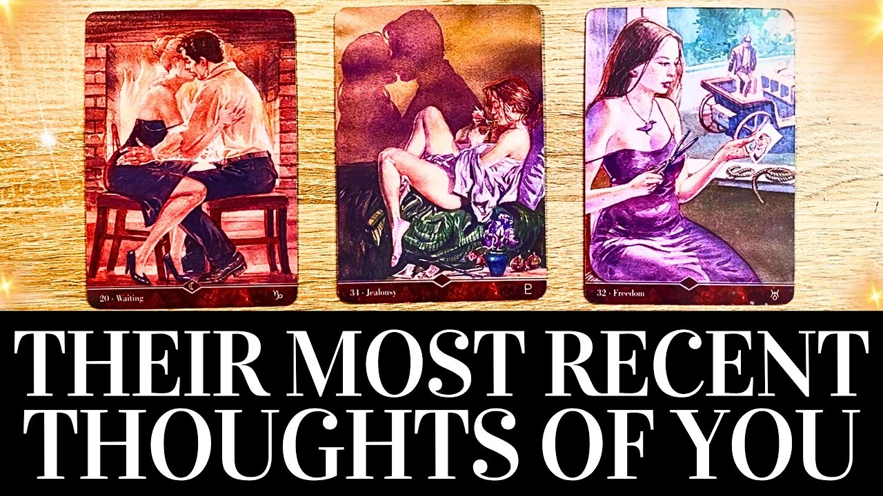 PICK A CARD 🥰🔮THEIR THOUGHTS OF YOU RECENTLY 🔮🥰 + CHANNELED Messages From Them ❤️ Love Tarot Reading