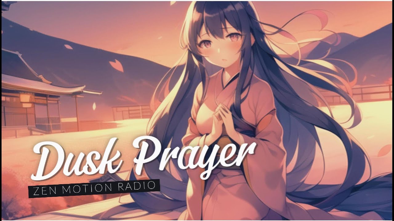 Dusk Prayer | Melancholic Anime Journey Through Sunset and Memory 
