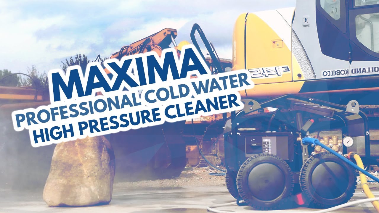 MAXIMA: PROFESSIONAL COLD WATER HIGH PRESSURE CLEANERS