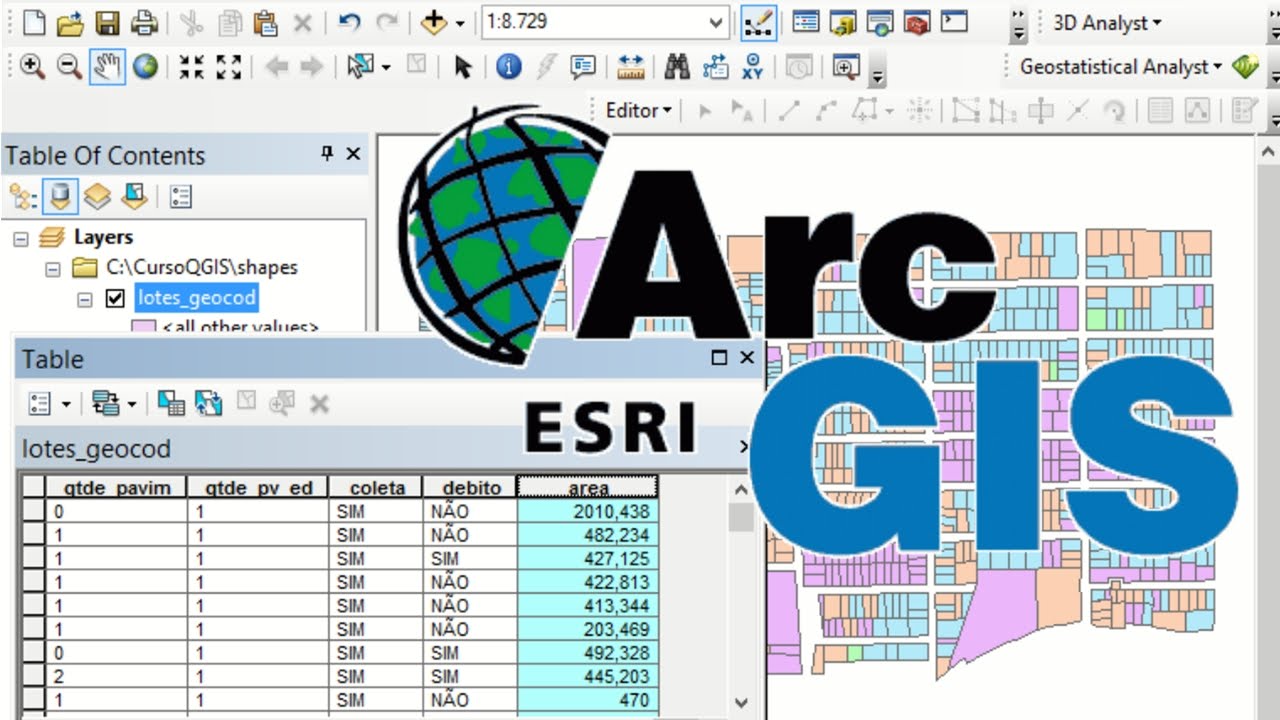 Como Calcular Área de Polígonos no ArcGIS | Tutorial