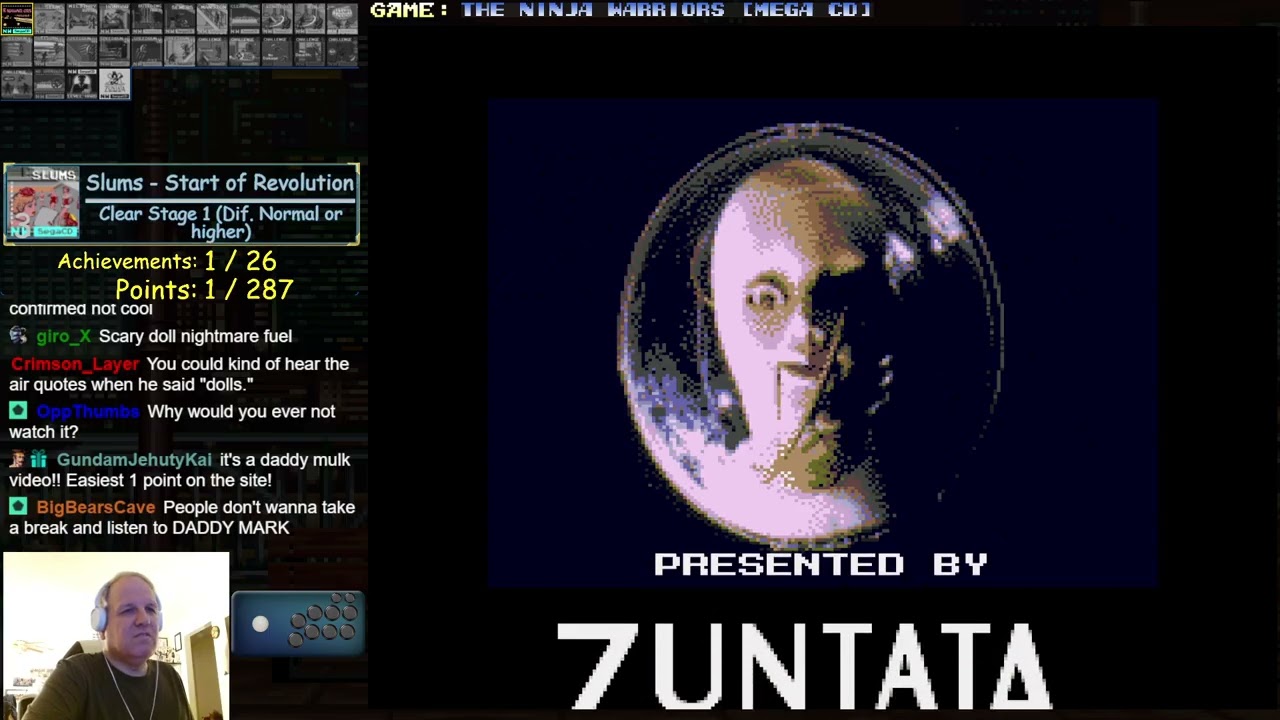 The Ninja Warriors RetroAchievements - Mega CD, PC Engine [02-22-2026 stream]