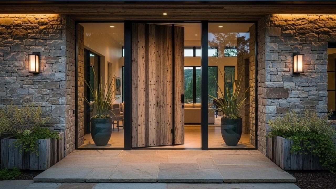 Smart Ranch Layouts: Merging Weathered Stone Textures with Seamless Indoor Outdoor Transitions