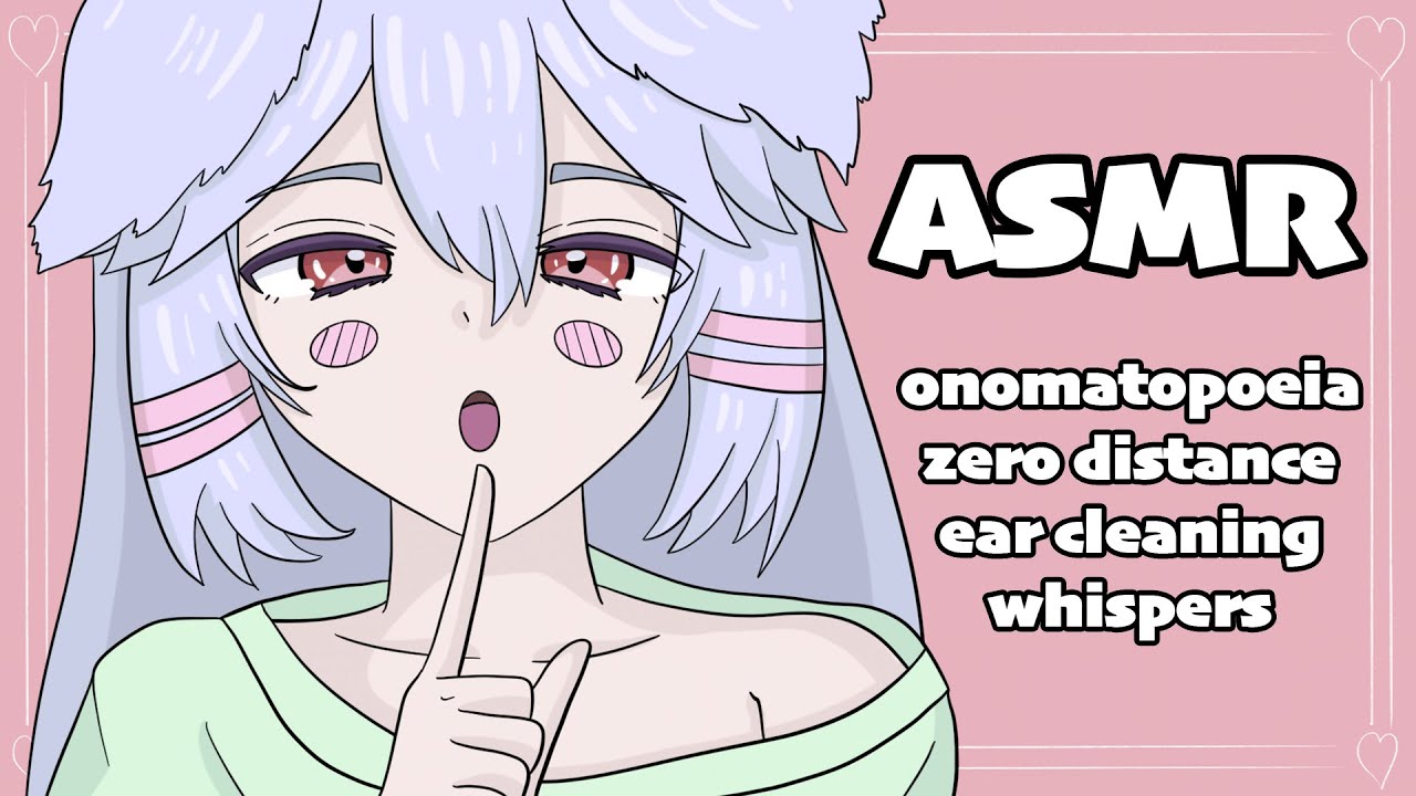 [ASMR] zero-distance whispers to tingle your adorable brain (kissing, onomatopoeia, ear cleaning)