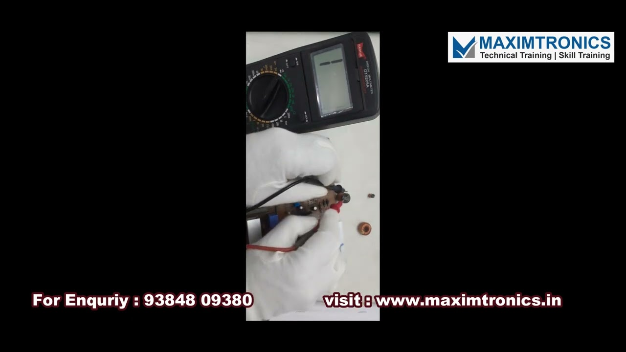 LED LCD TV TRAINING | SMPS INDUCTOR CHECKING CHAPTER 5 | www.maximtronics.in