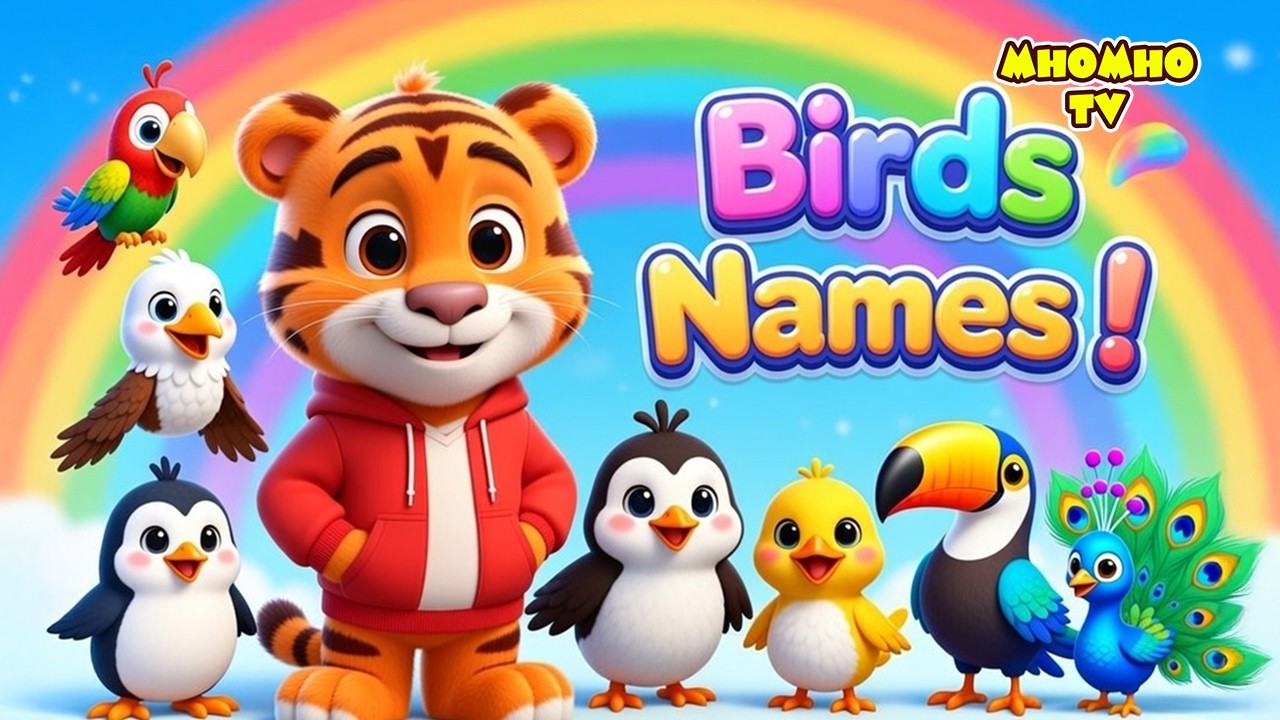 Birds Names for Kids 🐦 | Do You Know This Bird? | Preschool Learning