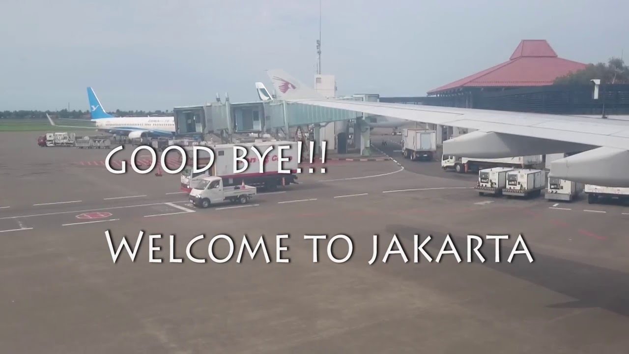 Landing at Jakarta - Qatar Airways A330 (Soekarno-Hatta Airport)