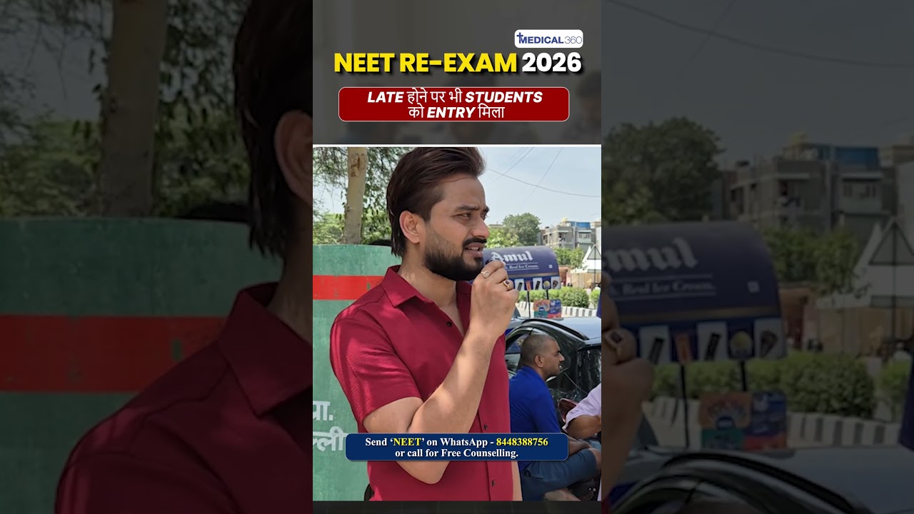 NEET Students late but allowed for Exam 😳| NEET Exam LIVE Reaction | RE-NEET 2026 Paper Reaction!